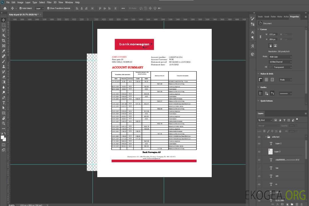 Banque norvégienne Norwegian AS excel pdf template Banque norvégienne Norwegian AS excel pdf template